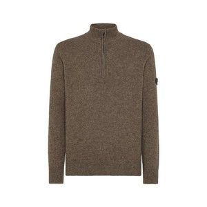 Peuterey Half-Zip Knit Sweater In Premium Yak Wool Blend - NWT
